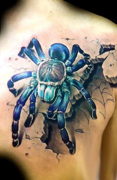 Best 3D Spider Tattoo